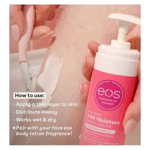 EOS Shea Better 24-hr Moisture Shave Cream in ‘JUICY POMEGRANATE’ - 2.5 oz NEW - Picture 5 of 6